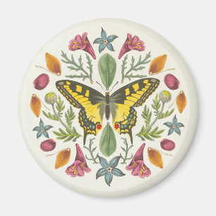 Aimant Mandala papillon