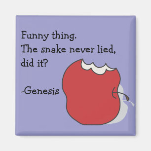 Aimant Mangé Apple Le Serpent N'A Jamais Menti Genesis Ma