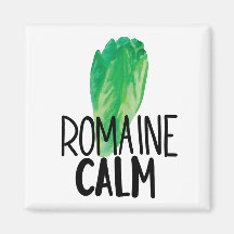 Manget de laitue drôle d'aquarelle