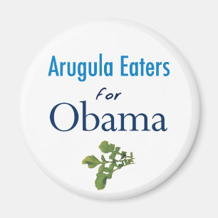 Aimant Mangeurs d'Arugula pour l'aimant d'Obama