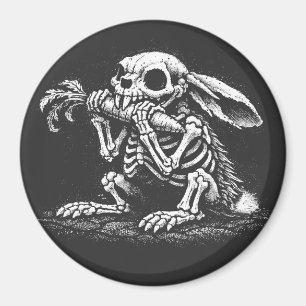 Aimant Mangez des légumes – Lapin mort par BurnsInHell