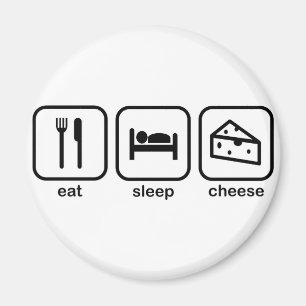 Aimant Mangez du fromage de sommeil