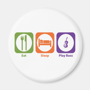 Aimant Mangez la basse de jeu de sommeil