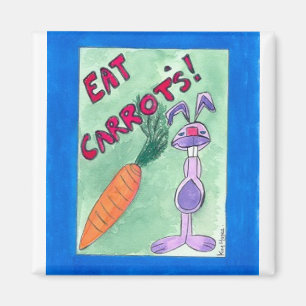 Aimant mangez l'aimant de carottes