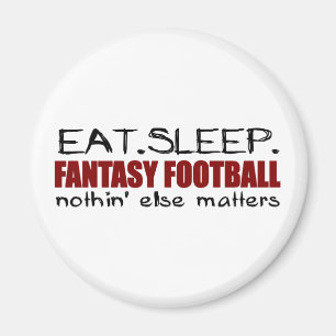 Aimant Mangez le football d'imaginaire de sommeil
