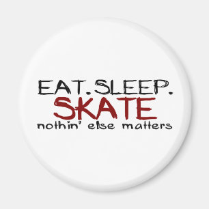 Aimant Mangez le patin de sommeil