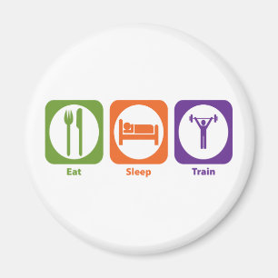 Aimant Mangez le train de sommeil