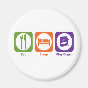 Aimant Mangez l'organe de jeu de sommeil