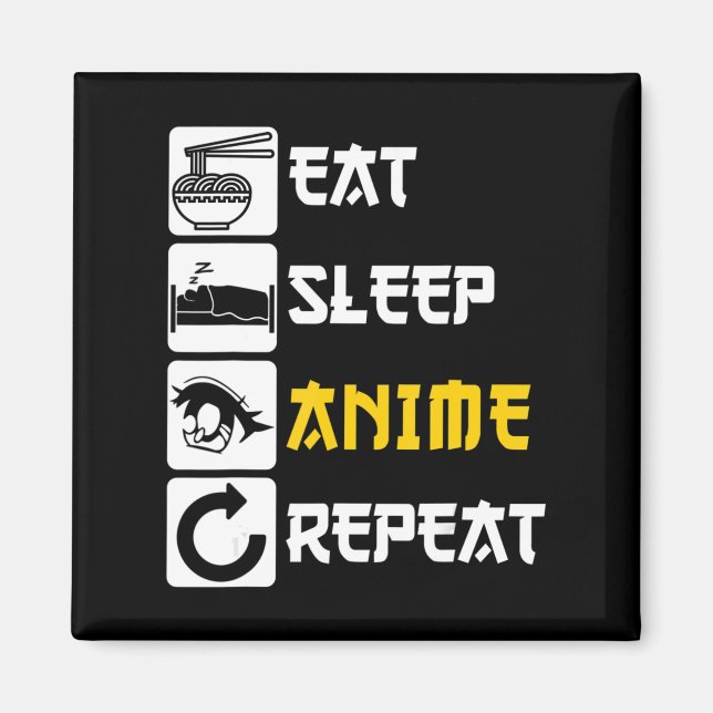 Aimant Mangez Sleep Anime Répéter Manga Japon Dire Cospla (Devant)