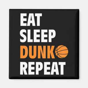 Aimant Mangez Sleep Dunk Répétez Fun Basketball