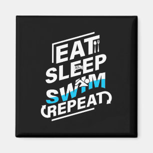 Aimant Mangez Sleep Swim