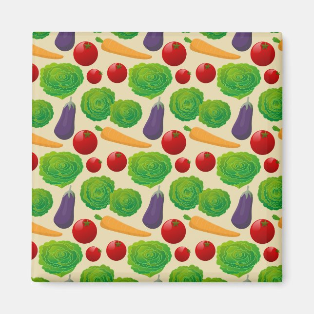 Aimant Mangez vos légumes (Devant)