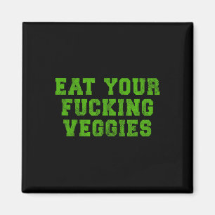 Aimant Mangez Vos Légumes Végétariennes Humour Culturisme
