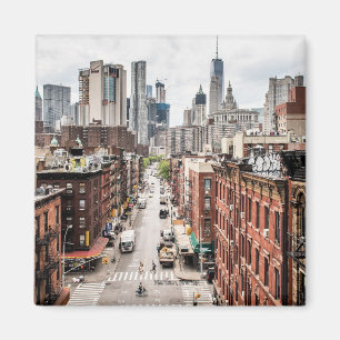 Aimant Manhattan, New York, photo du paysage urbain,