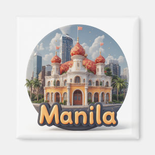 Aimant Manille Philippines Voyage Souvenir