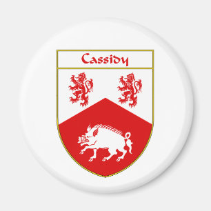 Aimant Manteau de Cassidy des bras/de crête de famille