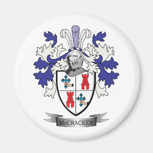 Aimant Manteau de crête de famille de McCracken des bras