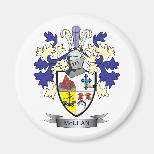 Aimant Manteau de crête de famille de McLean des bras