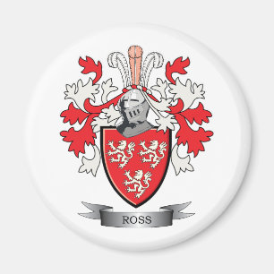 Aimant Manteau de crête de famille de Ross des bras