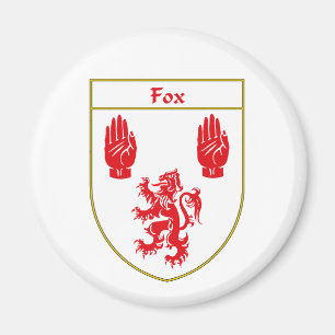 Aimant Manteau de Fox des bras/de crête de famille