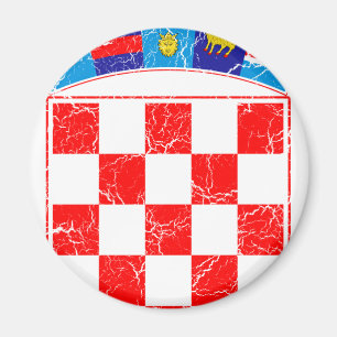 Aimant Manteau de la Croatie des bras