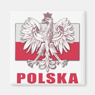 Aimant Manteau de la Pologne Polska des bras
