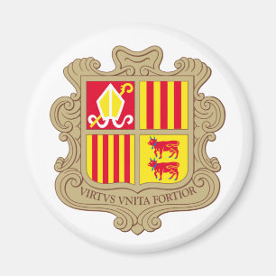 Aimant Manteau de l'Andorre d'aimant de bras