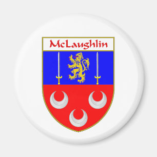 Aimant Manteau de McLaughlin des bras/de crête de famill