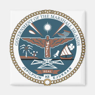 Aimant Manteau des Marshall Islands de détail de bras