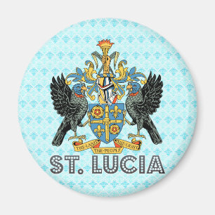 Aimant Manteau du St Lucia des bras de haute qualité