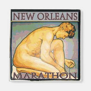 Aimant Marathon 2 CARRÉS de la Nouvelle-Orléans