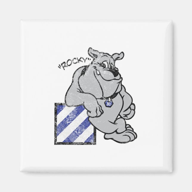 Aimant Marauder 3e division d'infanterie Rocky The Bulldo (Devant)