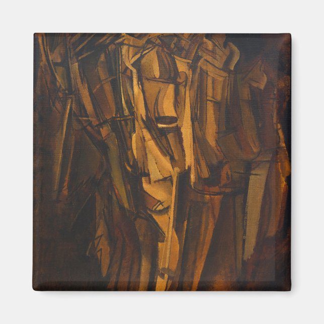 Aimant Marcel Duchamp Sad Young Man dans un train (Devant)