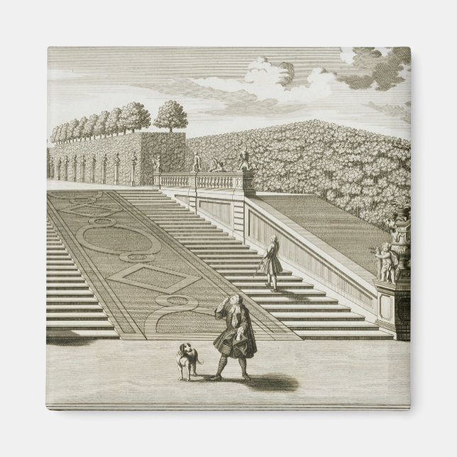 Aimant Marches à la terrasse du jardin, Palais du Belvédè (Devant)