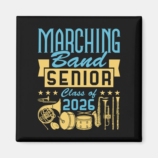Aimant Marching Band Senior Class of 2026 (Devant)