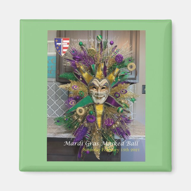 Aimant Mardi gras 2021 (Devant)