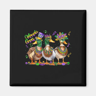 Aimant Mardi Gras Costume Carnaval Canard Louisiane Homme