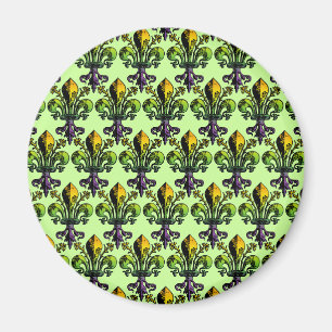 Aimant Mardi Gras Fleur