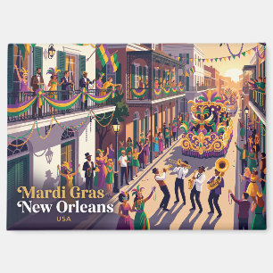 Aimant Mardi Gras La Nouvelle-Orléans, États-Unis