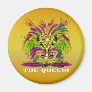 Aimant Mardi-Gras-Mask-The-Queen-V-4