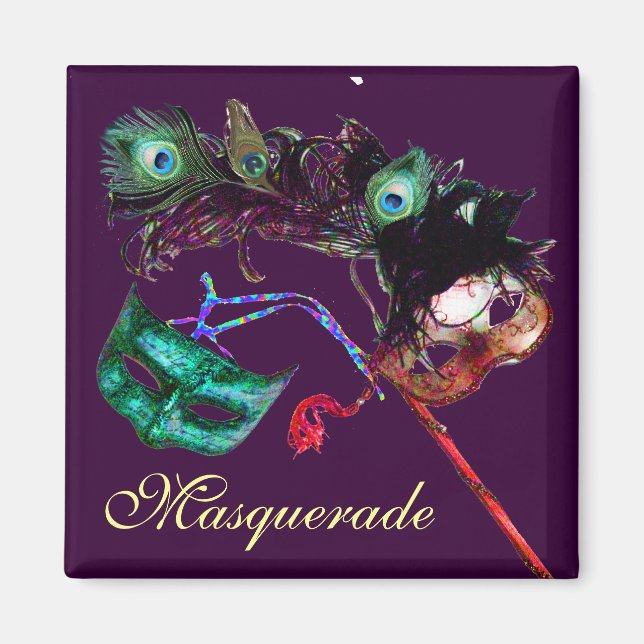 AIMANT MARDI GRAS MASQUERADE PARTI (Devant)