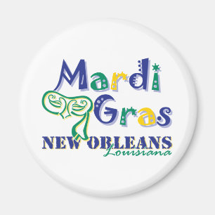Aimant Mardi Gras Tri Masque