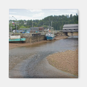 Aimant Marée basse dans la baie de Fundy à St. Martins, N