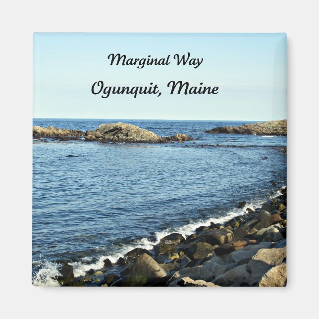 Aimant Marginal Way, Ogunquit, Maine (Devant)