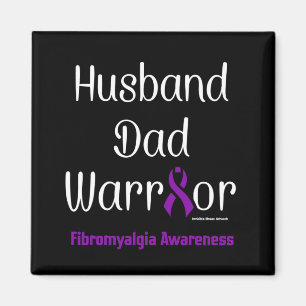 Aimant Mari papa guerrier...Fibro