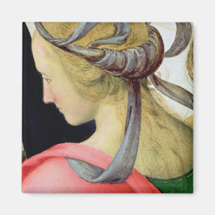 Aimant Mariage de la Vierge, détail montrant l'un des