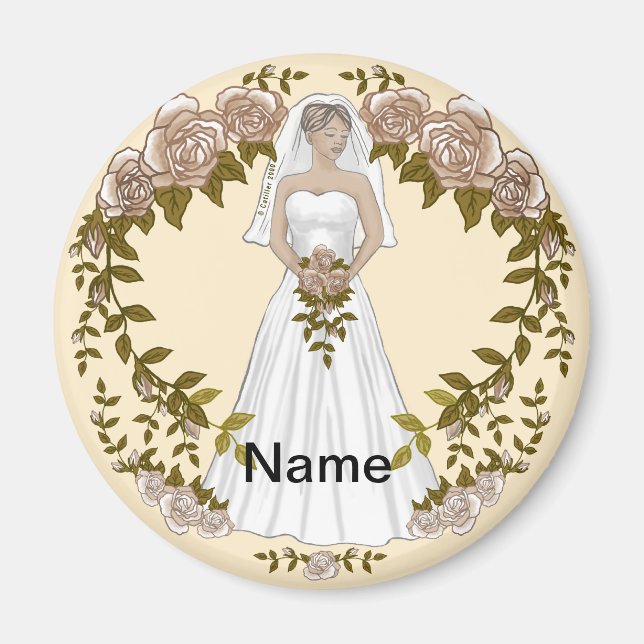 aimant Mariage de mariée (Devant)