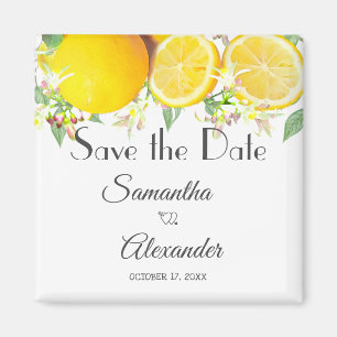 Aimant Mariage d'été de Lemon Boho pour sauver la date