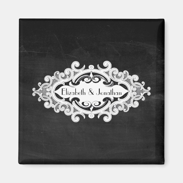 Aimant Mariage édouardien vintage (Devant)