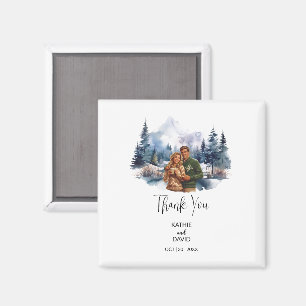 Aimant Mariage Faveur Noël Aventure Mariage extérieur